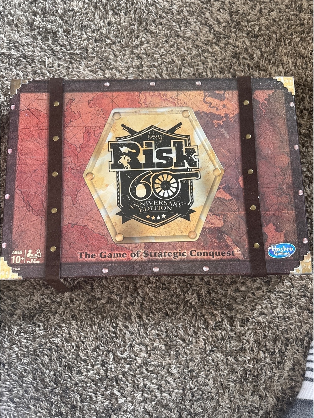 Risk 60th Anniversary Edition Board Game by Hasbro - Classic Strategic Conquest